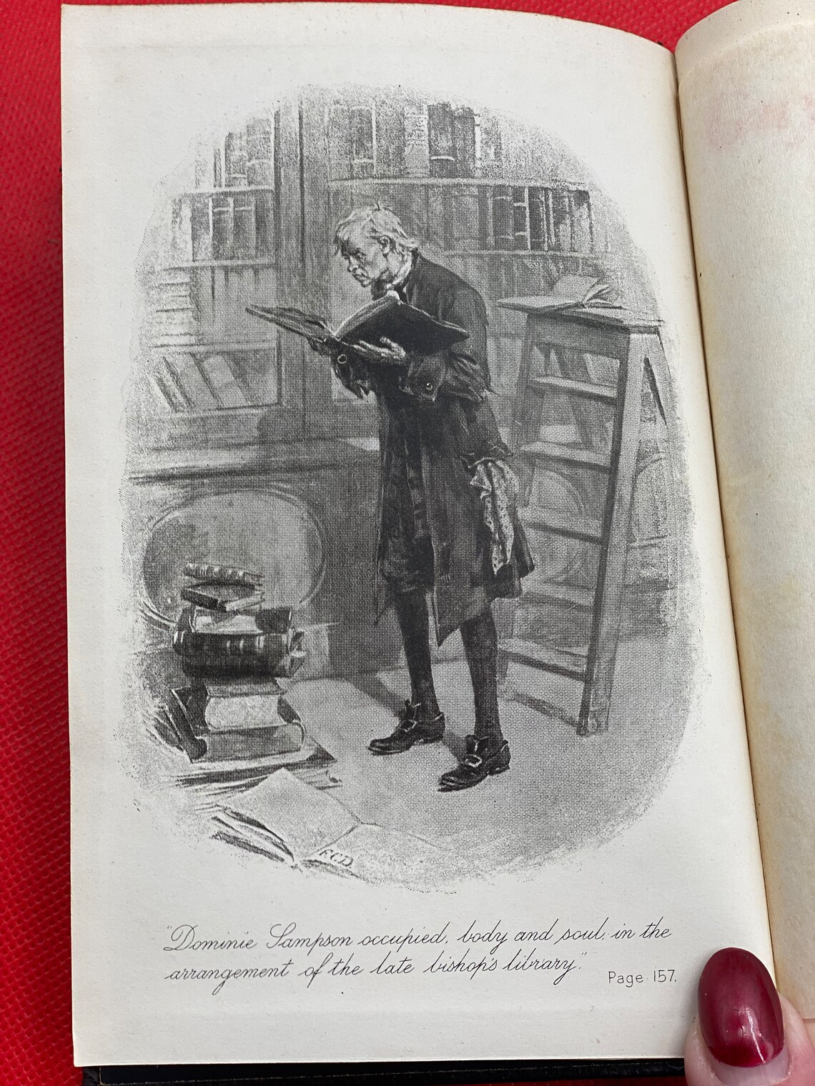 Antique 'Guy Mannering' Book, 1903 Sir Walter Scott Publication, photo 4 of 5