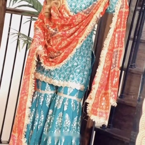 Latest gharara top