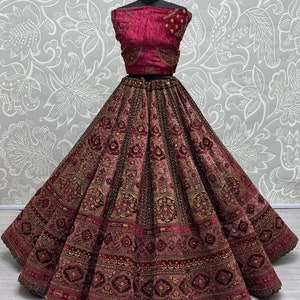 Women Pink Joya Silk With Embroidery Lehenga Choli Set