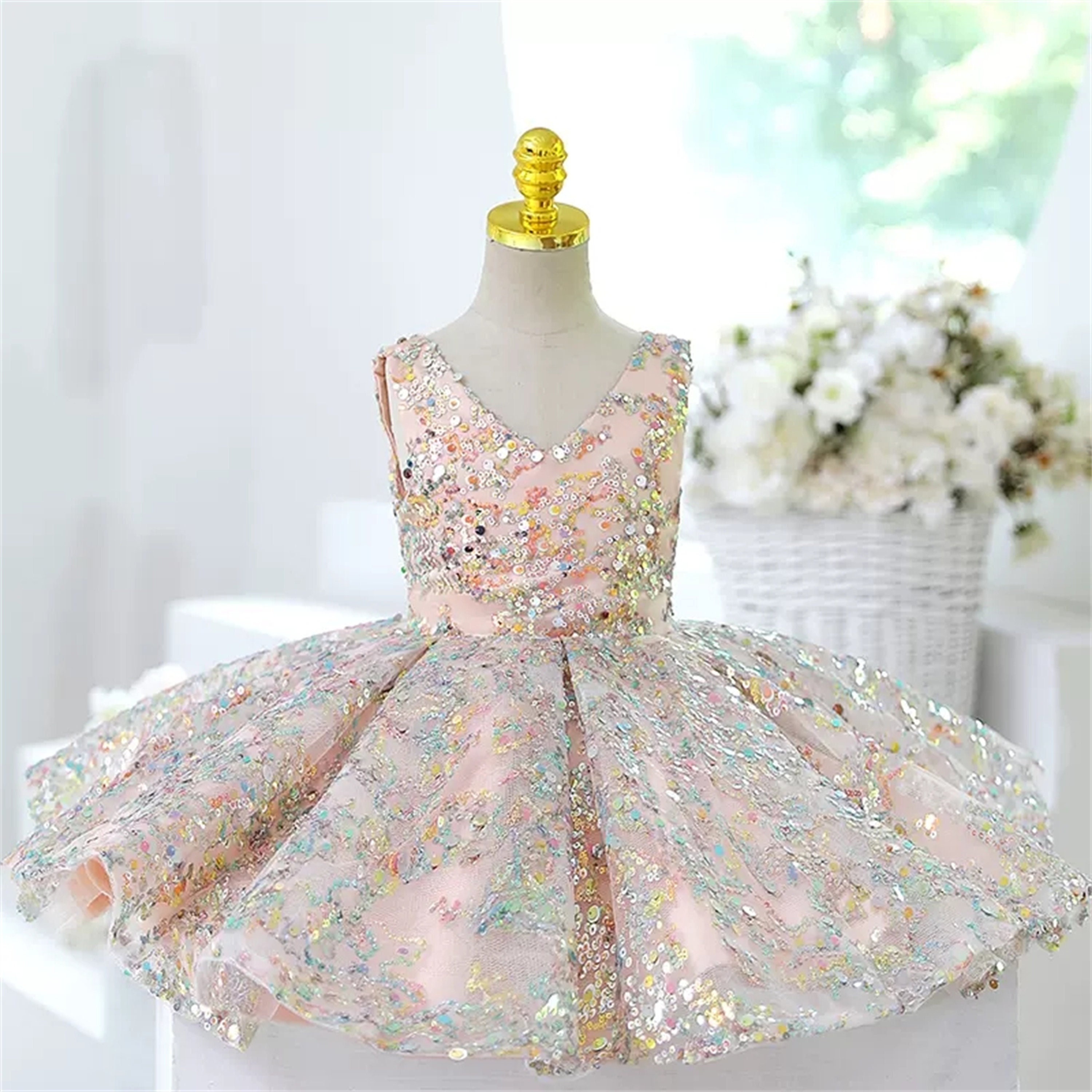 krijgen censuur Regeren Baby Glitter Dress - Etsy