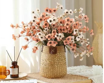 Spray de fleurs de prunier artificielles, 60cm/23 pouces, décoration de maison/mariage/événements