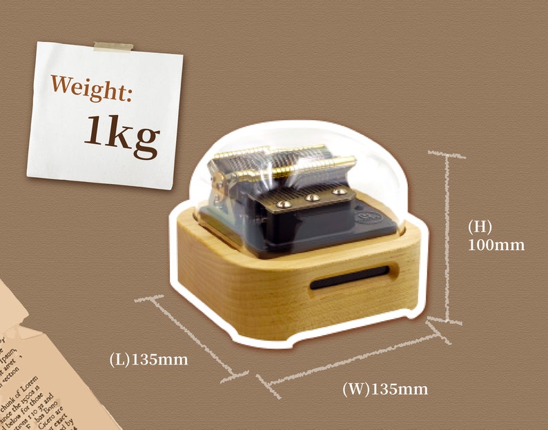 Appcontrolled Mechanical Music Box / Custom Melody Etsy