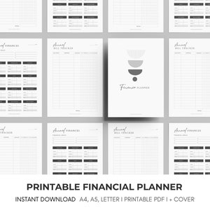 Planejador de orçamento para impressão, planejador de orçamento, rastreador de despesas, planejador de orçamento mensal, rastreador de contas, planejador financeiro, rastreador de orçamento