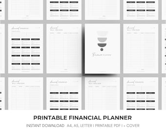 Printable Budget planner, Budget Planner, Expense Tracker, Monthly Budget planner, Bills Tracker, Finance planner, Budget Tracker