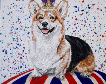 queens corgi