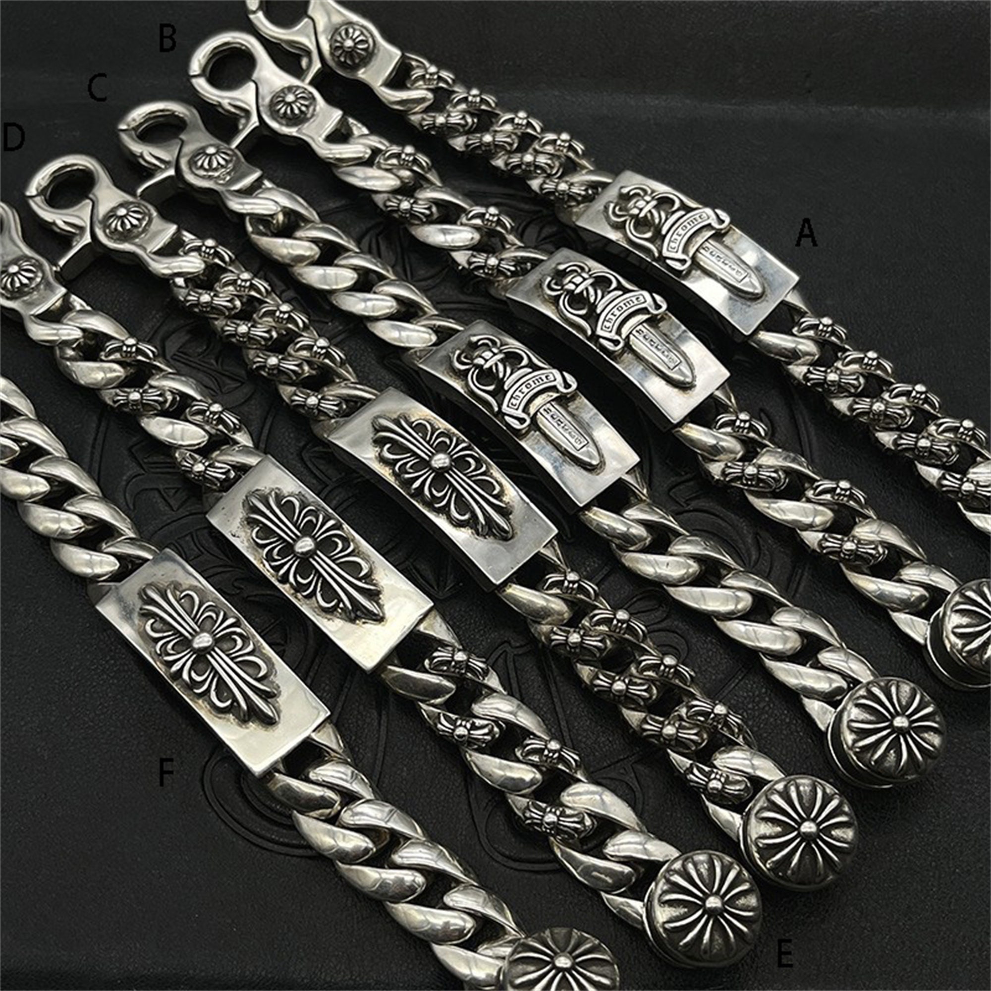 Chrome 2024 hearts wristband