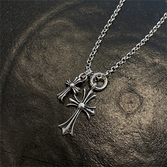 Chrome Hearts Small Double Cross Pendant