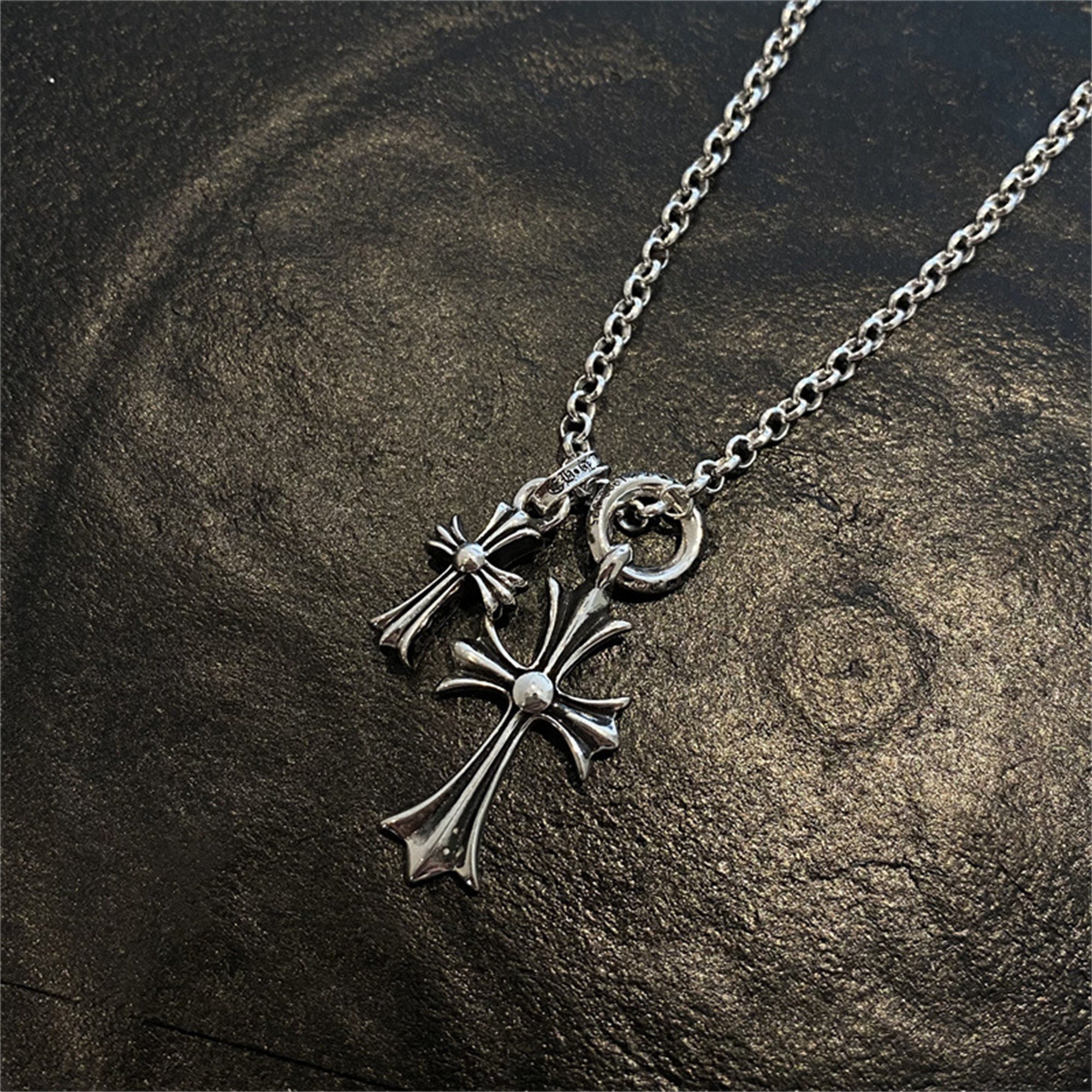 Chrome Hearts Cross titanium steel necklace male Hip Hop | Lazada PH