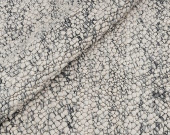 Chunky Wool Pebble Rug Handwoven Ivory Area Rug 8x10 5x8 9x12 Modern Scandinavian Living Room Carpet Neutral Textured Felted Boho Floor Mat