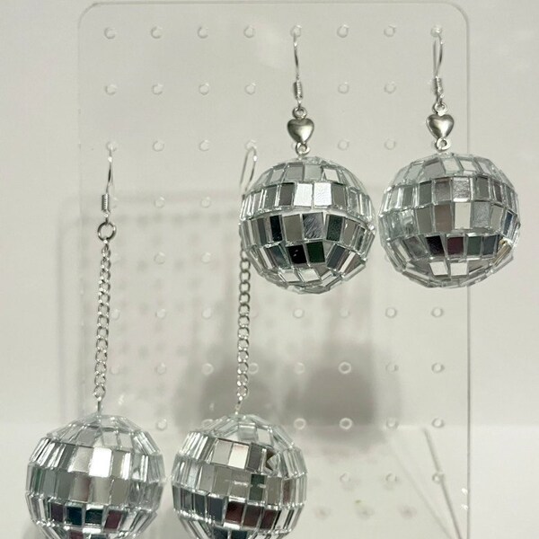 Disco Ball Earrings Etsy