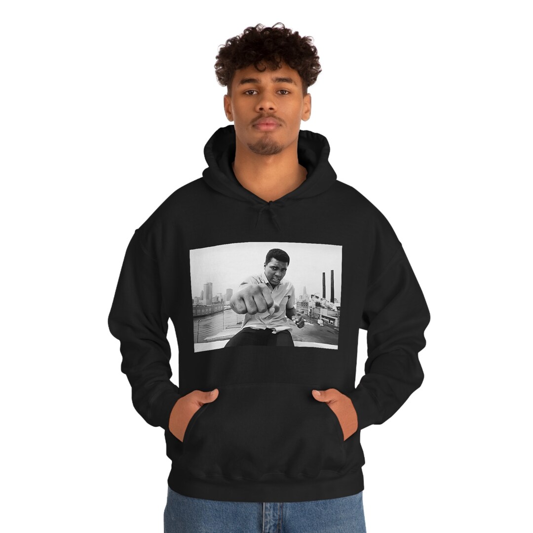 Retro Muhammad Ali Hoodie Boxer Butterfly Hoodie Boxer Etsy
