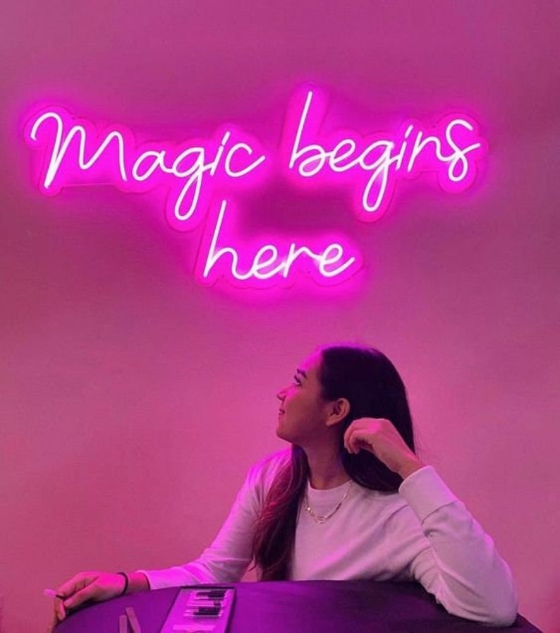 Custom Neon Sign Neon Sign Aesthetic Custom Neon Signs Etsy Canada