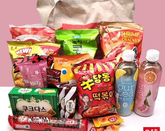 Korea Japan Culture Snack box / Gift and Party Snack Box for K-Fans and J-Fans!