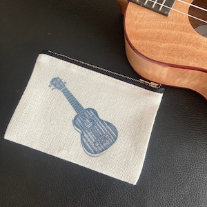 Personlig ukulele tillbehörsväska, present till ukulelespelare, tillbehörsväska för ukeleler, julukulele