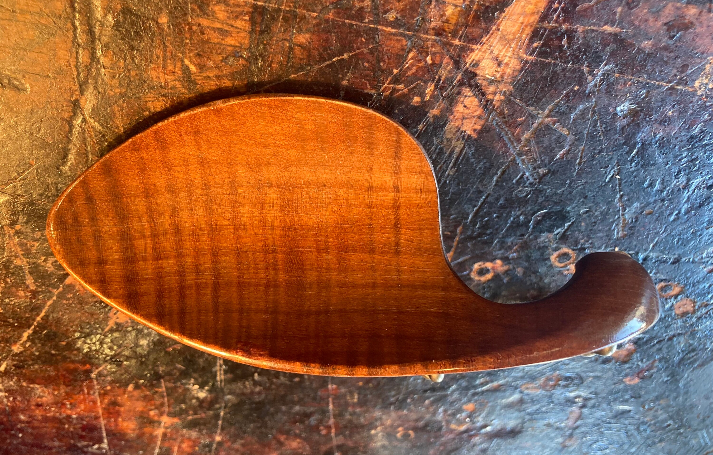 Violin Chinrest Flamed Violin Chinrest Vintage Violin Etsy