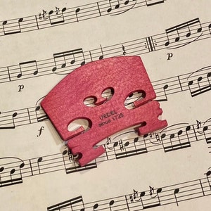 Violin bridge magnet, fridge magnet, gift idea violinist musician, violin player gift