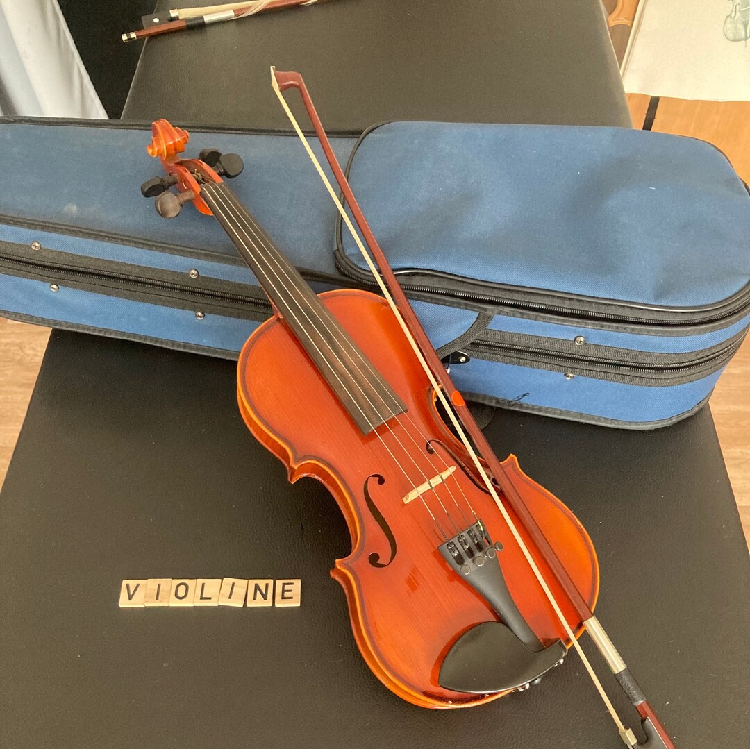 Pretty Student Violin 1/2 Violin for Children With Bow and Etsy