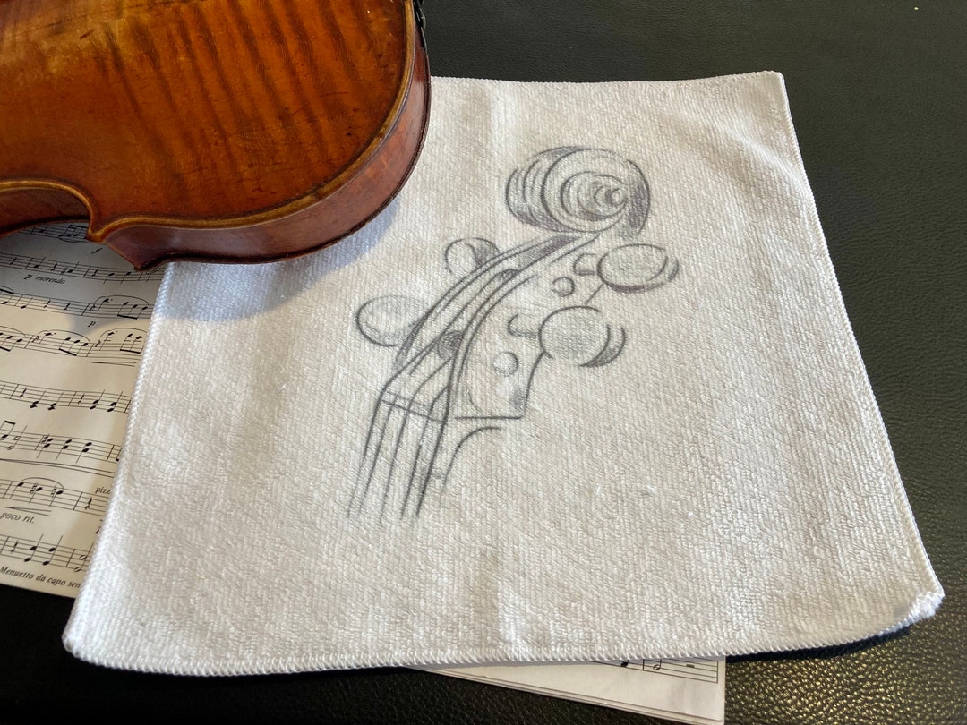 Violin Cleaning Cloth Large, Care Cloth for Violin, Violin Cloth