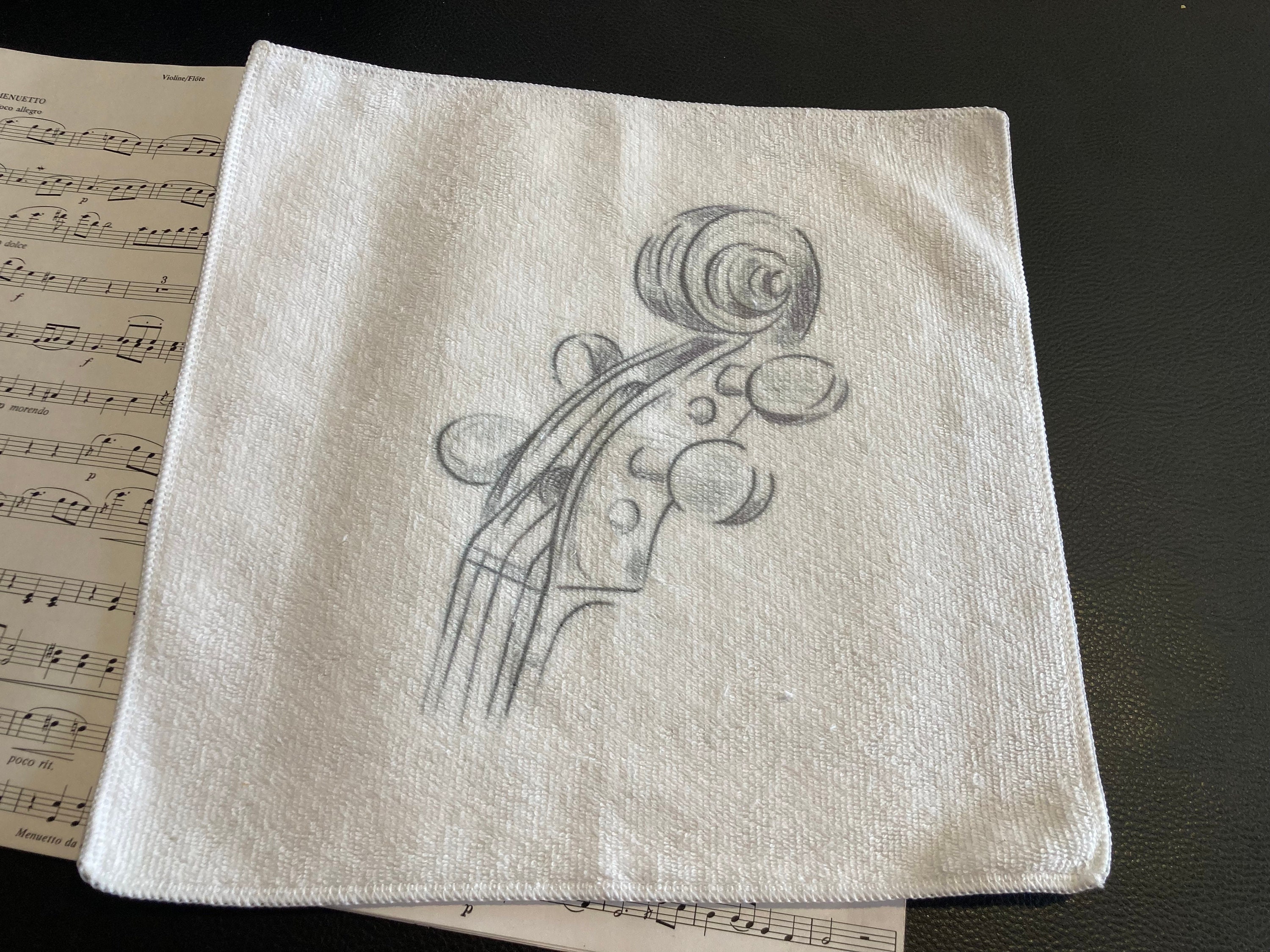 Violin Cleaning Cloth Large, Care Cloth for Violin, Violin Cloth