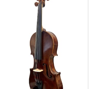 Old 4/4 violin, antique violin, handmade from Bohemia, string instrument