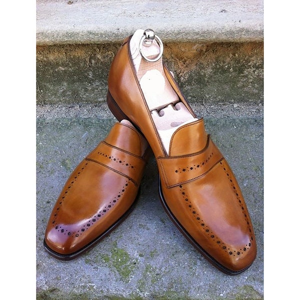 Mens Leather Shoes - Etsy