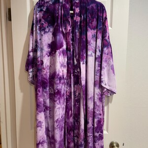 Purple Iced Dyed Robe