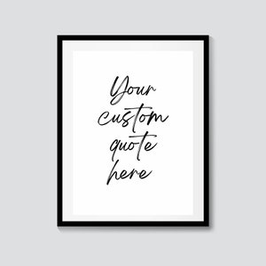 Impressão de citação personalizada | Impressão digital personalizada, arte de parede personalizada, arte de parede, impressão de texto personalizada, placa de citação personalizada, pôster de texto personalizado