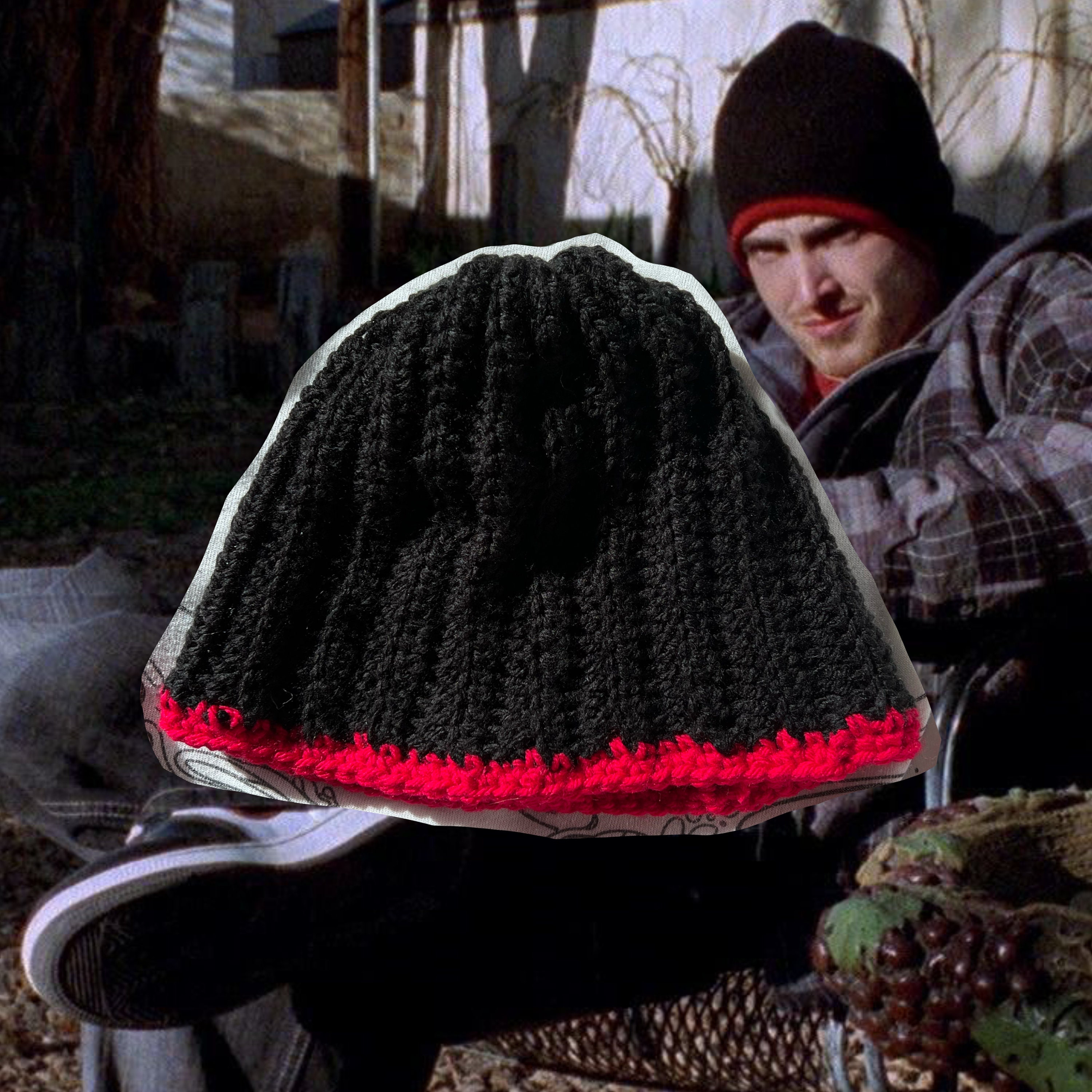 Jesse Pinkmans Beanie Breaking Bad Black and Red Beanie - Etsy India