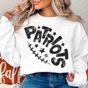 Patriots png, Patriots Black Retro Distressed Vintage Letters ball Sublimation design png