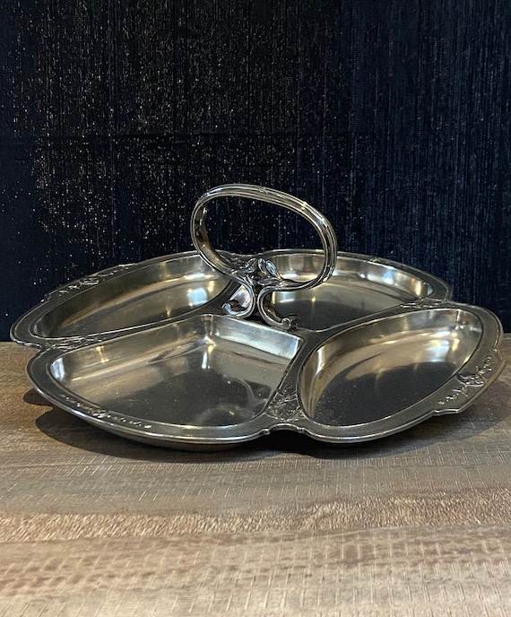 O. GALLIA CHRISTOFLE plat en métal argenté art nouveau plateau assiette EUR 43,50 - FR