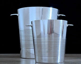 1950年代のクリストフル「フルーロン」シルバープレートとクリスタル