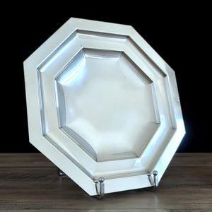 Art Deco Silver-Plated Coupe sur Pied / Centerpiece – Apollo France (c.1930s)