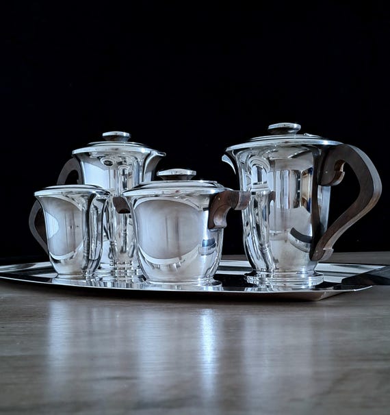 Service à Café En Métal Argenté – James Dixon – Complet – Vintage Années 1920-1949 (occasion)