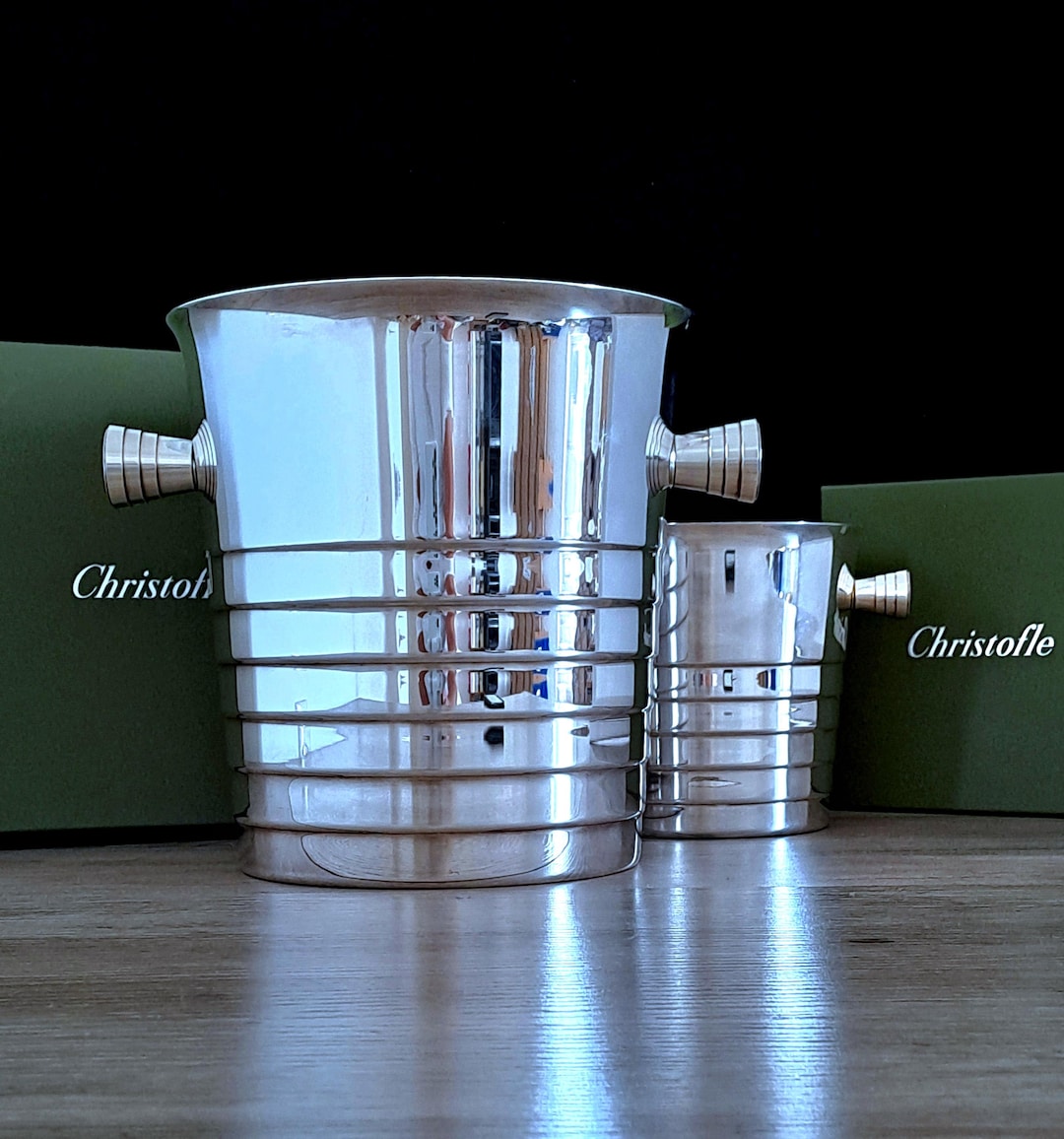 Christofle ワインクーラー Vintage Christofle Paris Silverplate Champagne Cooler & Ice Bucket
