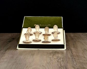Christofle Paris Place Card-Holders, Vintage Coquille Deign finished with Silverplate.