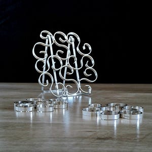 Christofle Paris Plate and Bottle Coaster/Dessous De Plat en Carafe Set Vintage Arabesque Design Finished With Silverplate.