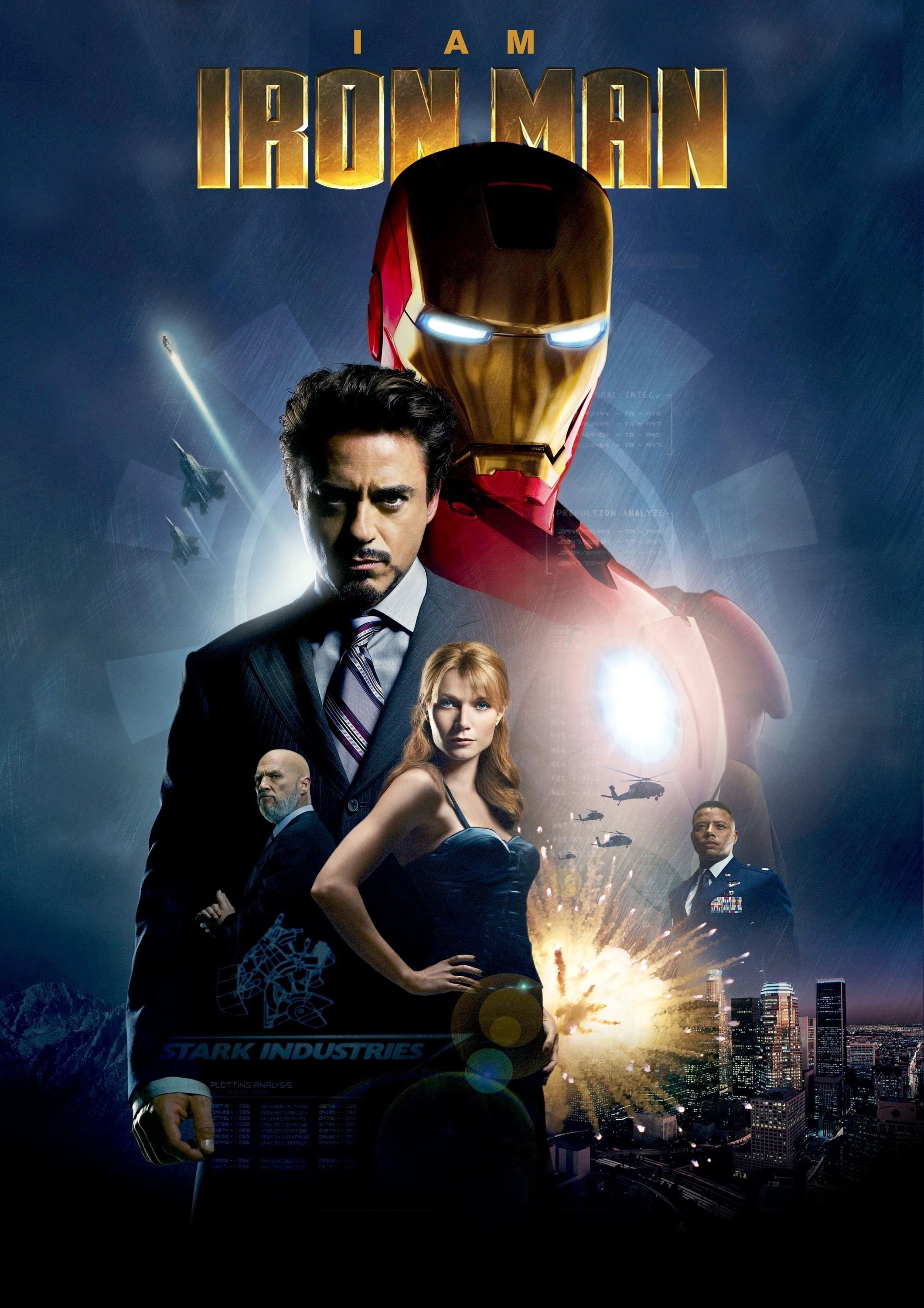 Iron Man Movie Poster Cover Poster Etsy