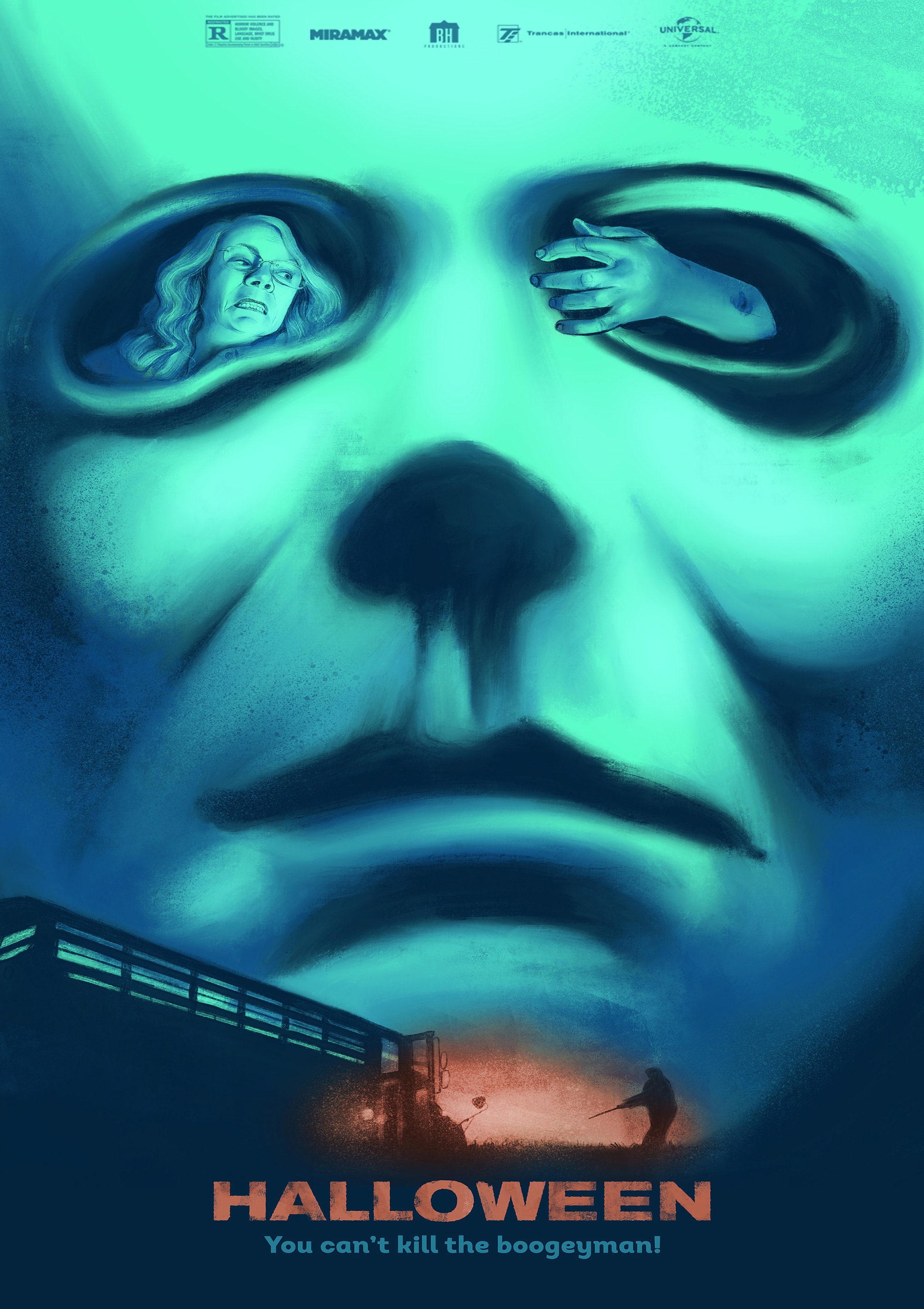 Halloween Horror Movie Artwork Cover Poster Designed & Sold By Kariuki