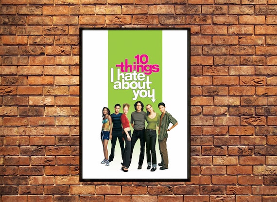 10 Things I Hate About You Romance Movie Co Ver Poster свсф 