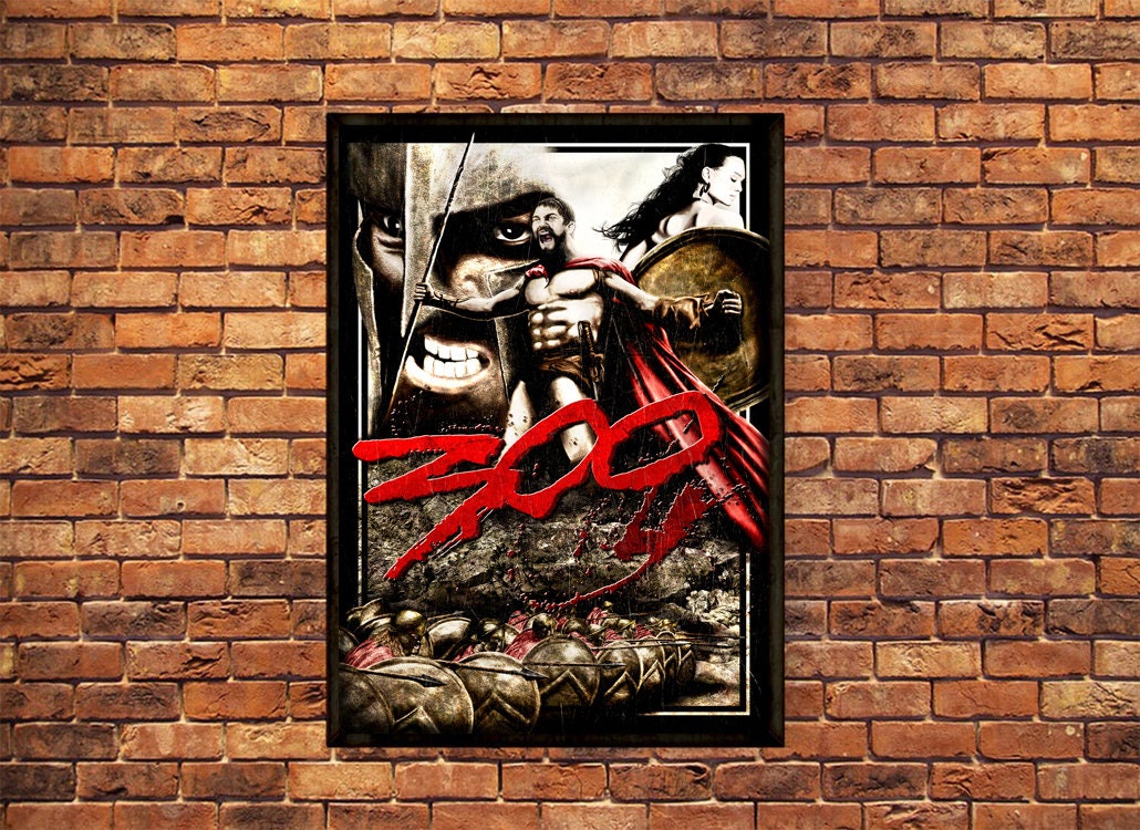 Quadro decorativo Poster 300 This Is Sparta Filme Cinema Arte para