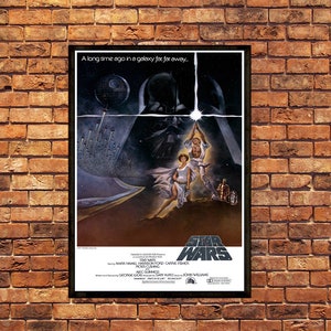 XIHOO Star Wars IV: A New Hope Classic Poster and Prints Unframed Wall Art  Gifts Decor 11x17