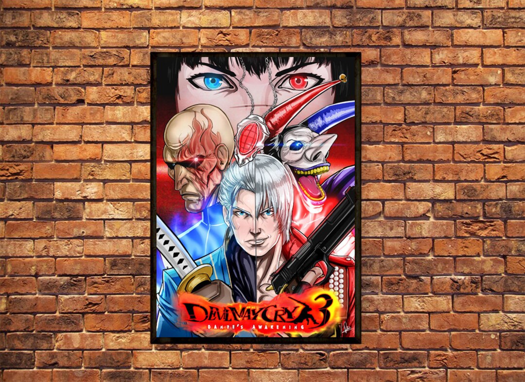 Dante Portrait Art - Devil May Cry 3: Dante's Awakening Art Gallery