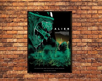 Alien Artwork Alternative Cover Home Decor ation Poster