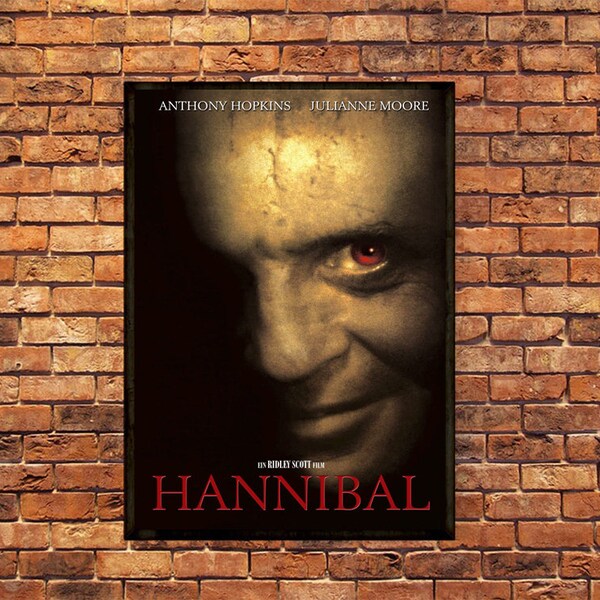 Hannibal 2001 Anthony Hopkins Classic Thriller Movie Cover Post er ss