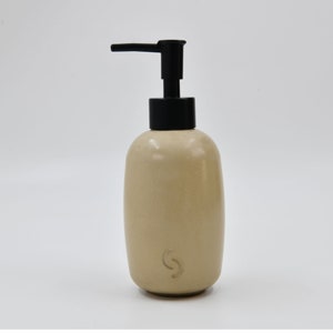 Dispensador de jabón líquido y loción con bomba, accesorio de baño de hormigón, bomba de jabón de hormigón moderna, opción de color, regalo de decoración para el baño del hogar