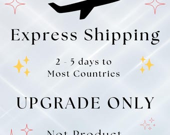 Express Shipping Upgrade: 2–4 Day Delivery with Tracking (Add-on Only)