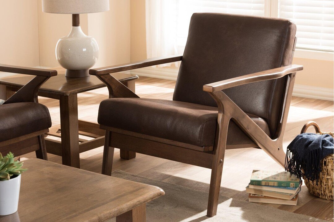 Leather Accent Chair Boho Accent Chair Morden Accent Chair Etsy