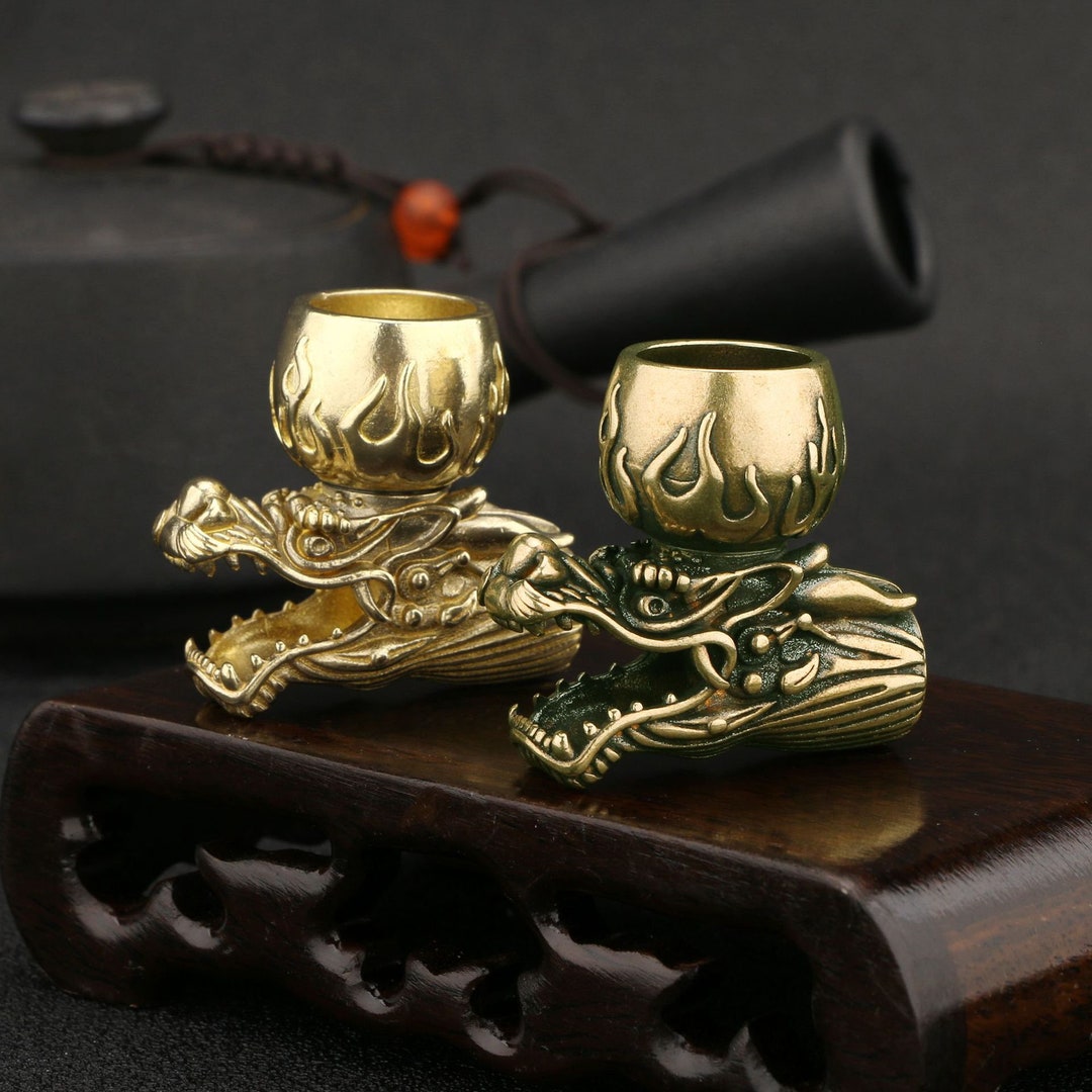 The Dominant Dragon Head Pipe Tobacco Semifinished Decorative Etsy