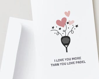Padel themed Fathers Day Card