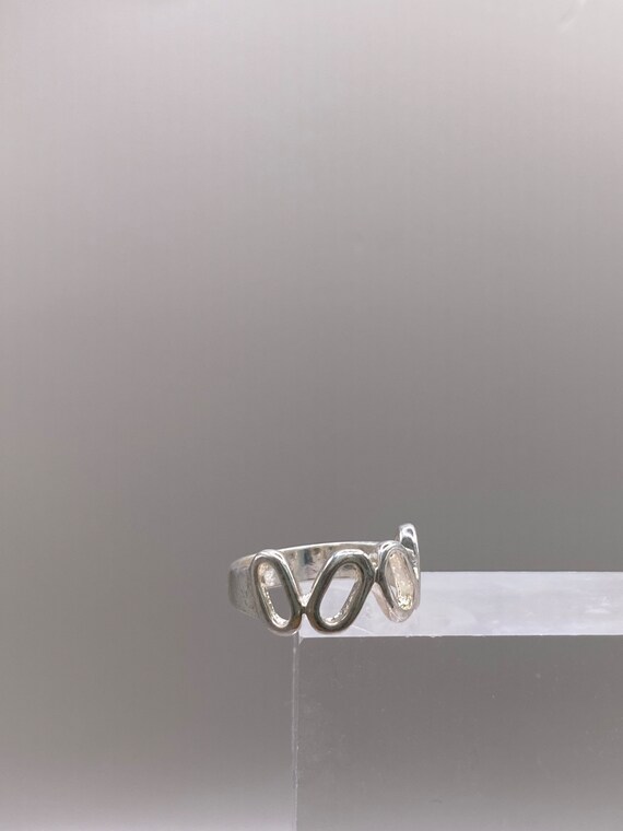 Vintage Oval Design Solid Silver 925 Hallmarked R… - image 6